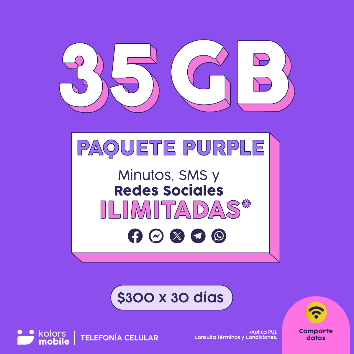 4. Paquete Purple + SIM