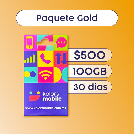 4. Paquete Gold  + SIM