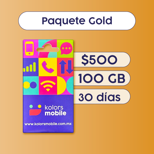 5. Paquete Gold  + SIM